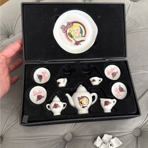 Barbie White Tea Set